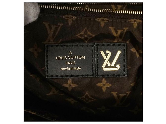 Borsa Tote Louis Vuitton LV Pillow OnTheGo MM Marrone Nero - vista 5