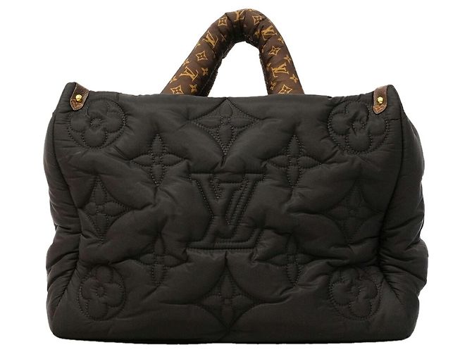 Borsa Tote Louis Vuitton LV Pillow OnTheGo MM Marrone Nero - vista 9