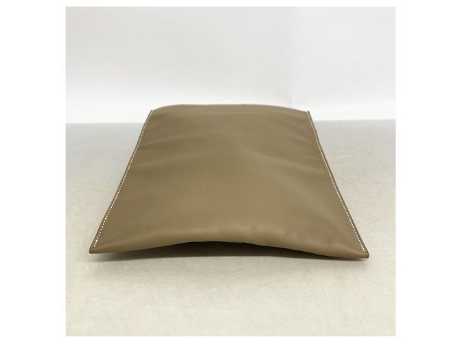 Borsa a tracolla Hermès in grigio Etoupe Taupe - vista 3