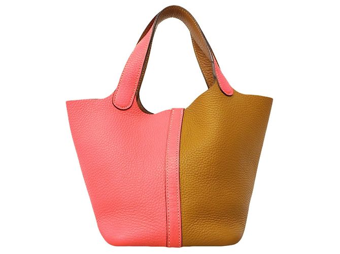 Hermès Hermes Picotin Lock PM Handtasche Pink - Ansicht 11