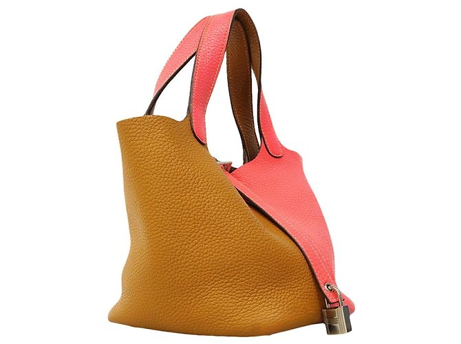 Hermès Hermes Picotin Lock PM Handtasche Pink - Ansicht 2