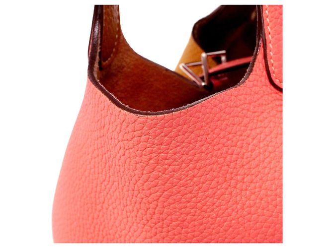 Hermès Hermes Picotin Lock PM Handtasche Pink - Ansicht 7