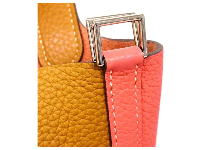 Hermès Hermes Picotin Lock PM Handtasche Pink - Ansicht 8