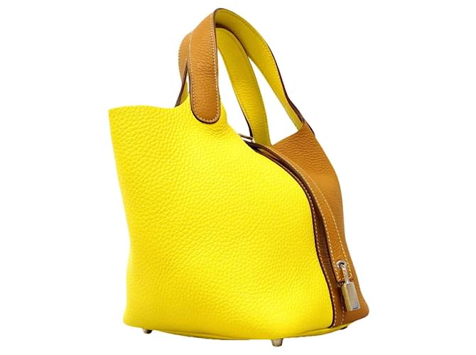Hermès Borsa Hermes Picotin Lock PM Casaque D'oro - vista 2