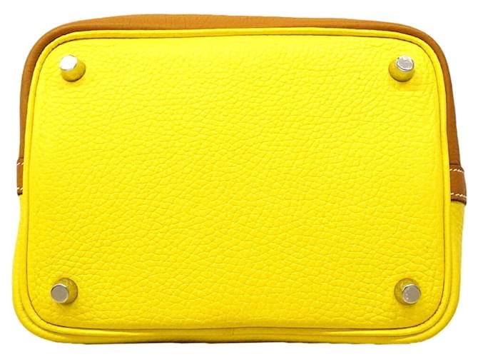 Hermès Borsa Hermes Picotin Lock PM Casaque D'oro - vista 3