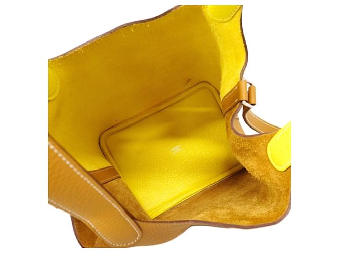 Hermès Borsa Hermes Picotin Lock PM Casaque D'oro - vista 4