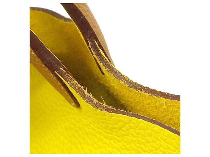 Hermès Borsa Hermes Picotin Lock PM Casaque D'oro - vista 6