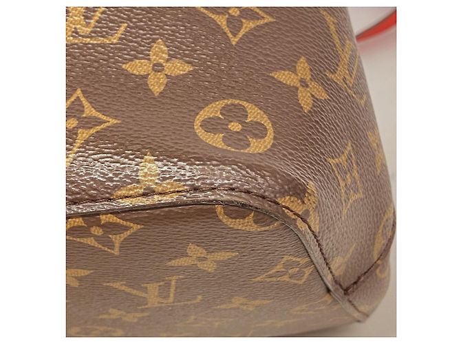 Néonoé Borsa a tracolla Louis Vuitton Monogram NeoNoe Rosso - vista 10
