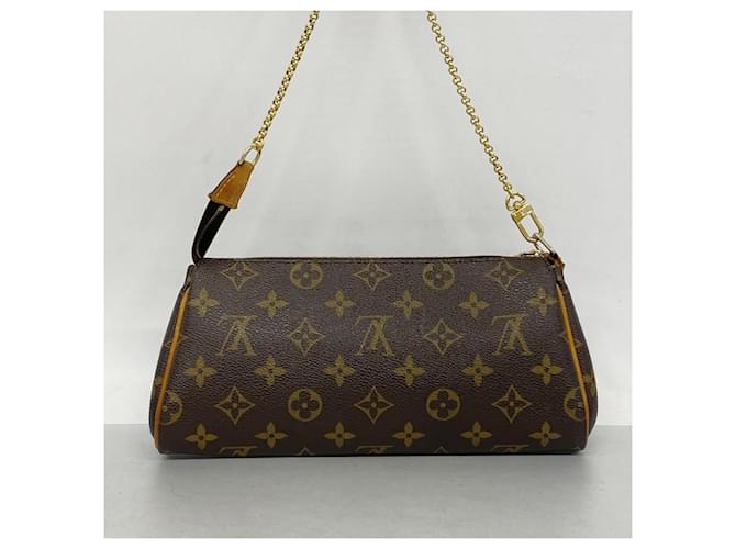 Borsa Louis Vuitton Monogram Eva Marrone - vista 9