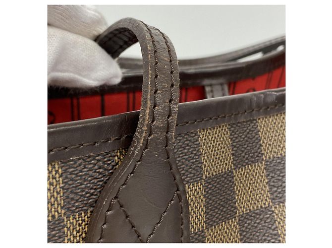 Borsa Tote Louis Vuitton Damier Neverfull MM Damier ebene - vista 7
