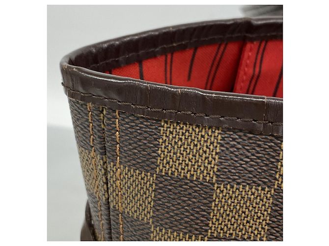 Borsa Tote Louis Vuitton Damier Neverfull MM Damier ebene - vista 9