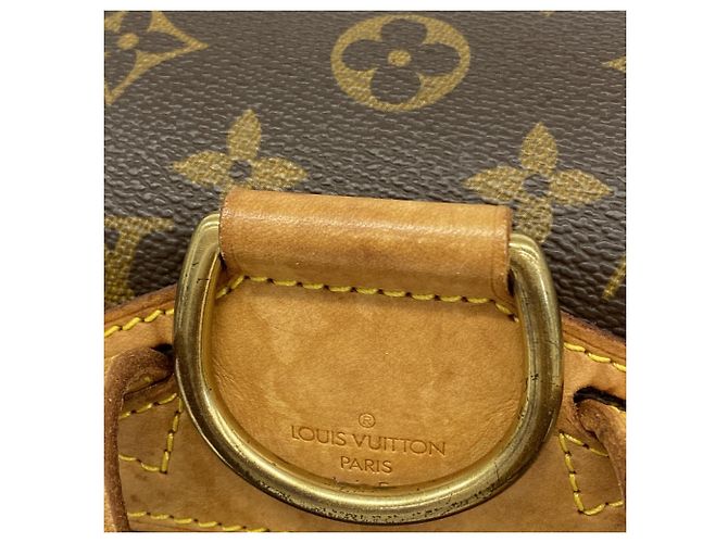 Zaino Louis Vuitton Monogram Montsouris MM Marrone - vista 10