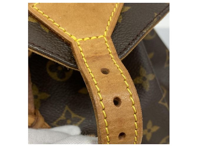 Zaino Louis Vuitton Monogram Montsouris MM Marrone - vista 11