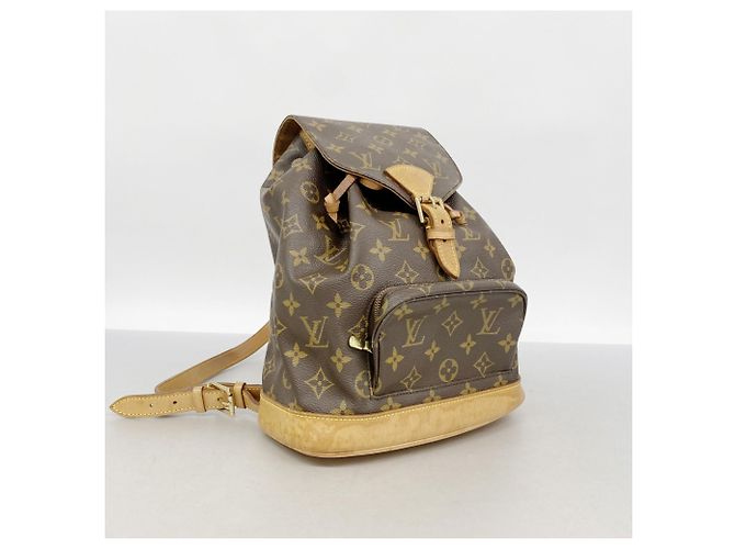 Zaino Louis Vuitton Monogram Montsouris MM Marrone - vista 2