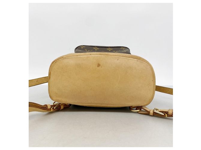 Zaino Louis Vuitton Monogram Montsouris MM Marrone - vista 3