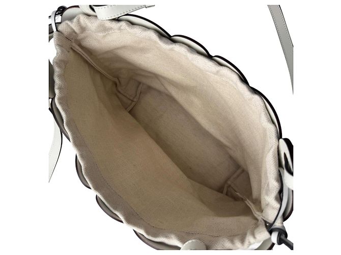 Borsa Tote Loewe Anagram Cutout da donna Bianco - vista 6