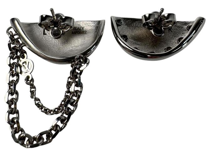 Orecchini a lobo in argento Louis Vuitton - vista 7