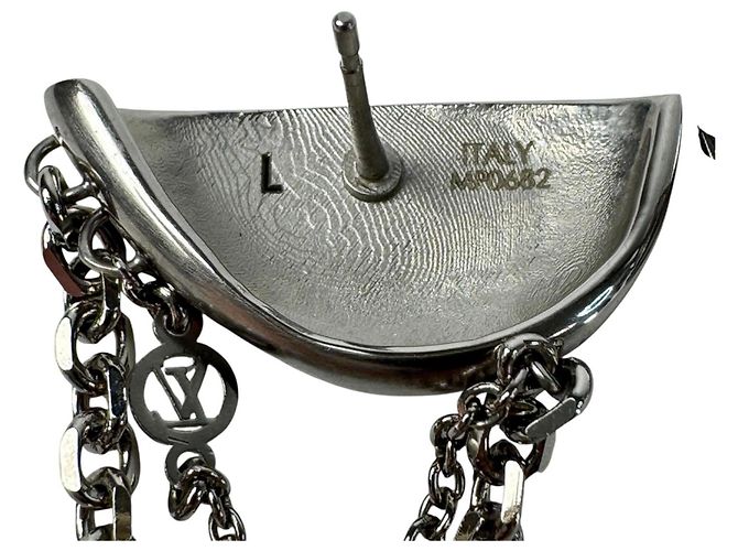 Orecchini a lobo in argento Louis Vuitton - vista 9