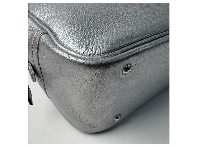 Hermès Borsa Hermes Mini Plume 20 Olympic Limited Edition Argento - vista 13
