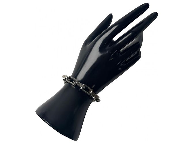 Bracciale a catena collana Monogram Louis Vuitton Argento - vista 4