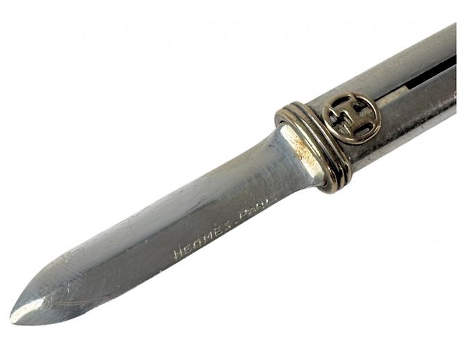 Hermès Portachiavi con ciondolo a forma di coltello Hermes Argento - vista 5