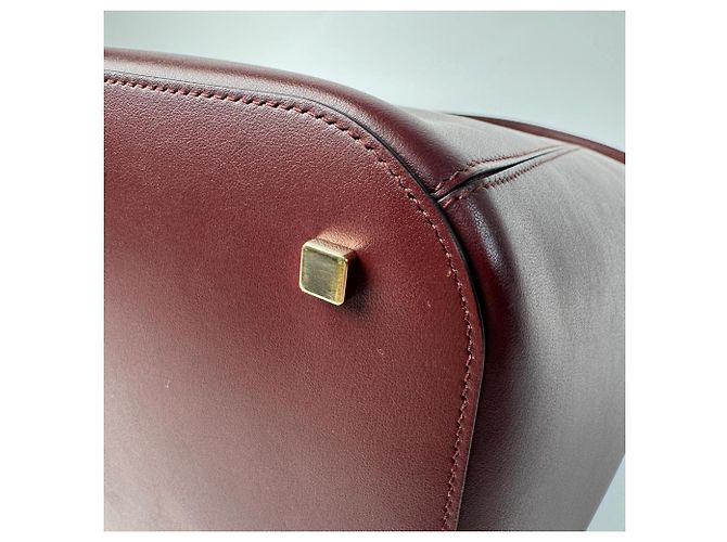 Borsa a una spalla Cartier Must Bordeaux Bordò - vista 16