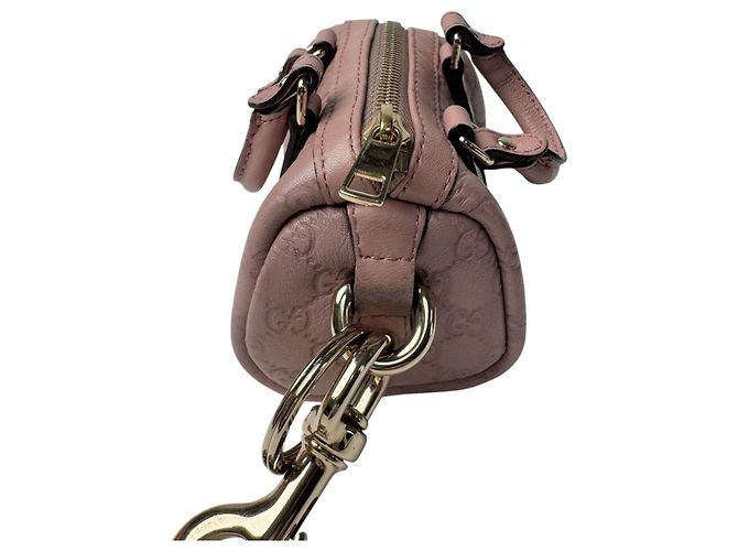 Charm per borsa in pelle rosa Gucci GG Blooms - vista 4
