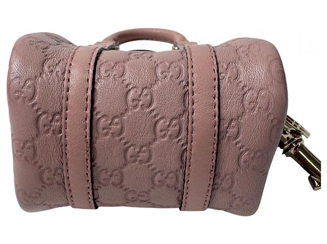 Charm per borsa in pelle rosa Gucci GG Blooms - vista 5