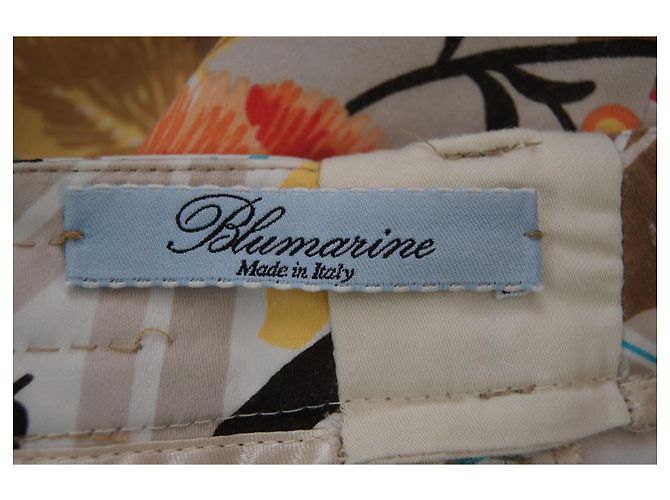 Blumarine Caprihose mit Blumenprint Braun Schwarz Pink Weiß Blau Mehrfarben Grün Orange Gelb - Ansicht 5