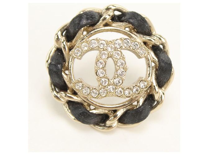Chanel Gold Stud Ohrringe Golden - Ansicht 2