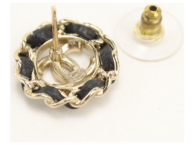 Chanel Gold Stud Ohrringe Golden - Ansicht 5