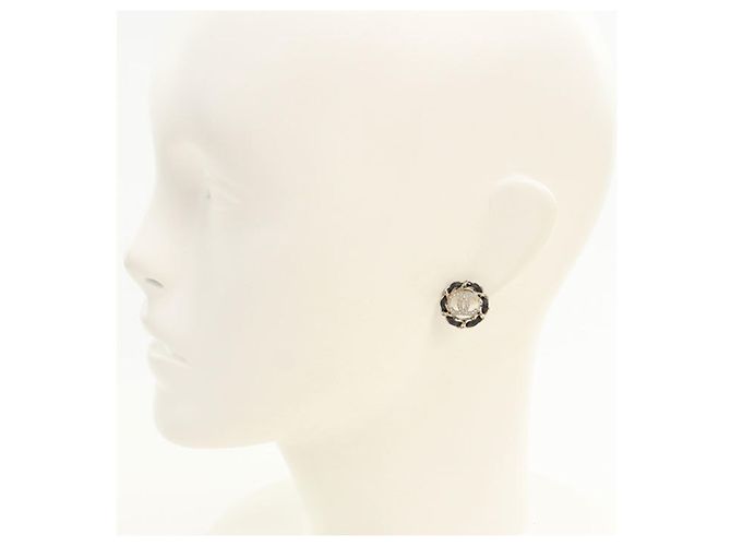 Chanel Gold Stud Ohrringe Golden - Ansicht 6