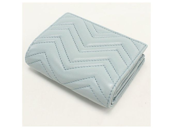 Marmont Portafoglio Bi-Fold Gucci blu - vista 2