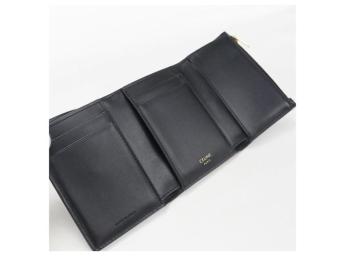Céline Celine Black Tri-fold Wallet - view 3