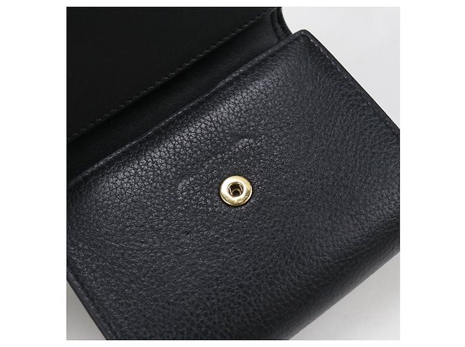 Céline Celine Black Tri-fold Wallet - view 8