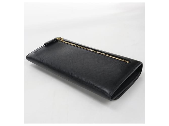 Prada Bi-fold Long Wallet Schwarz - Ansicht 2