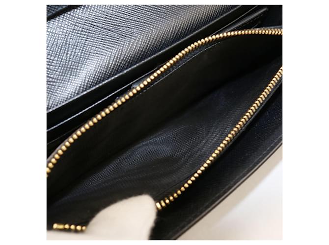 Prada Bi-fold Long Wallet Schwarz - Ansicht 4