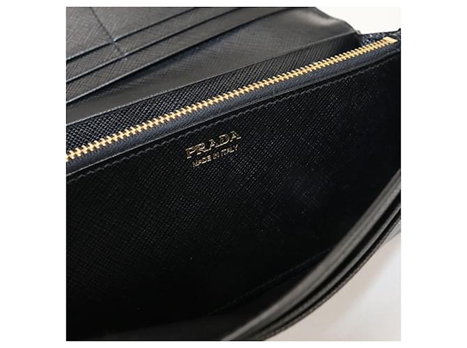 Prada Bi-fold Long Wallet Schwarz - Ansicht 5