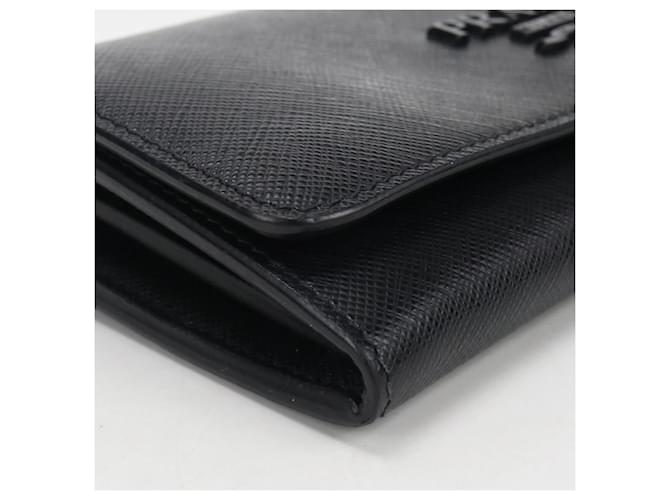 Prada Bi-fold Long Wallet Schwarz - Ansicht 6