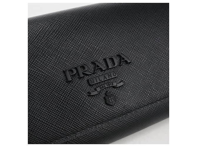 Prada Bi-fold Long Wallet Schwarz - Ansicht 7