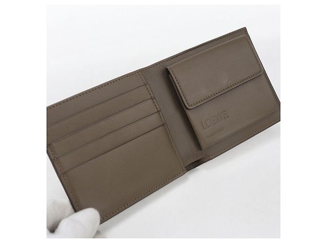Portafoglio Bifold con scomparto monete Loewe Marrone - vista 3