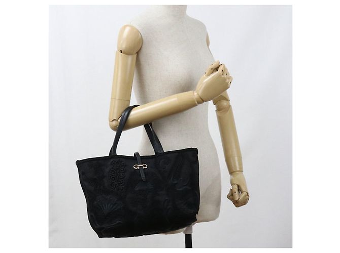 Borsa Tote nera da donna Salvatore Ferragamo Nero - vista 9