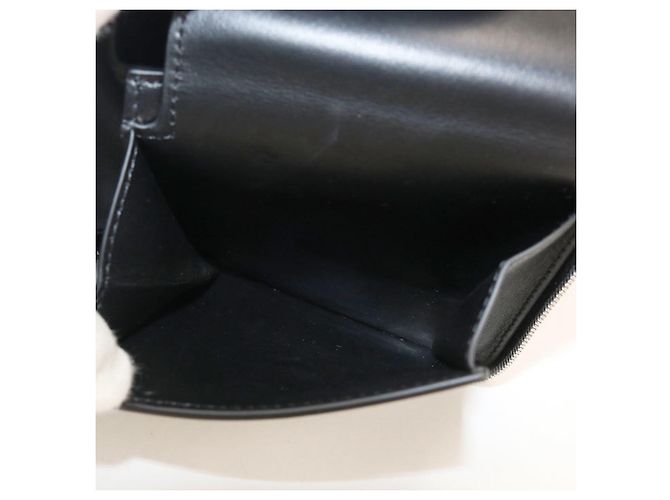 Céline Portafoglio bi-fold in pelle di vitello nero Celine - vista 6