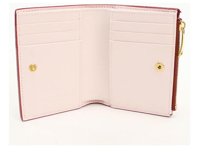 Bottega Veneta Bi-fold Wallet Rot - Ansicht 3