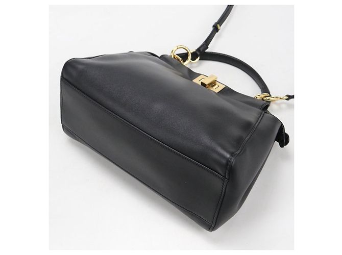 Borsa Fendi 2WAY Peekaboo Nero - vista 2