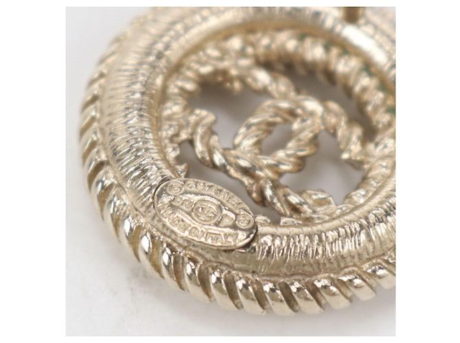 Chanel Coco Mark Gold Stud Ohrringe Golden - Ansicht 3