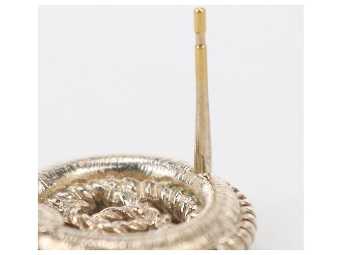 Chanel Coco Mark Gold Stud Ohrringe Golden - Ansicht 5