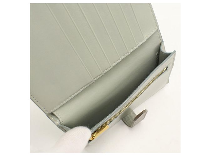 Céline Cartera Bi-Fold Celine Gris Castaño - vista 5