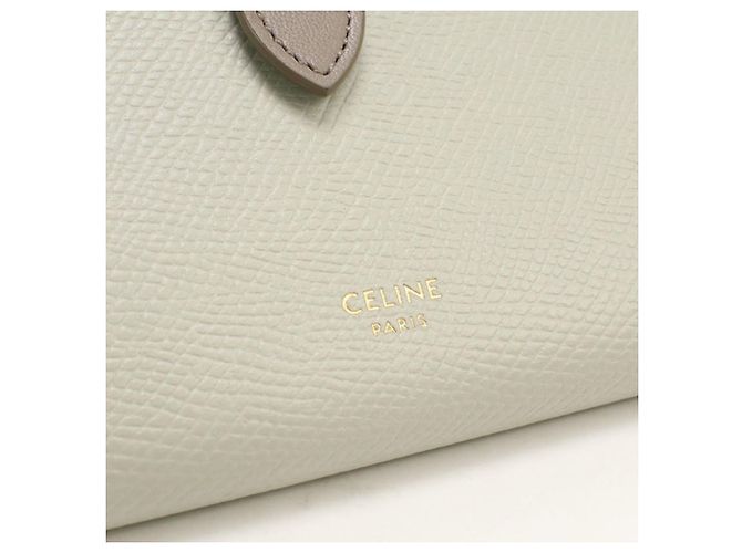 Céline Cartera Bi-Fold Celine Gris Castaño - vista 8