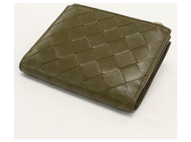 Cartera Bi-Fold Bottega Veneta en Khaki Caqui - vista 2